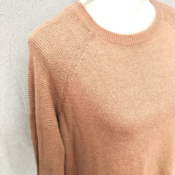 Old Navy Cotton Crewneck Tan Brown Sweater - Picture 4 of 12